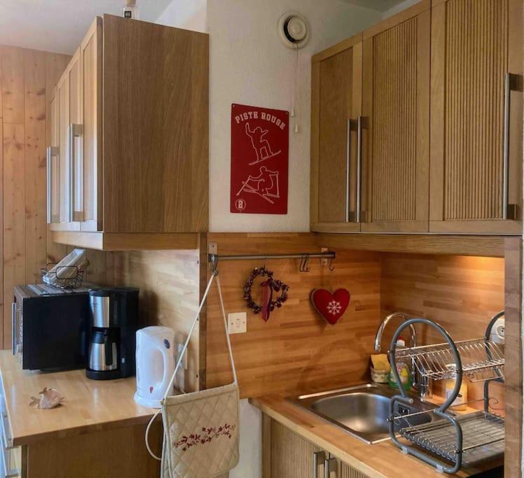 T2 Pour 4 Pers Style Chalet Pied Des Pistes Bolquère 외부 사진
