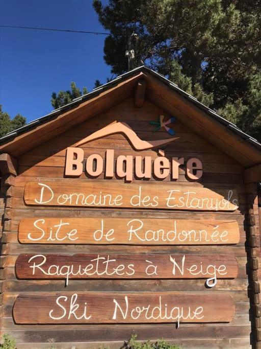 T2 Pour 4 Pers Style Chalet Pied Des Pistes Bolquère 외부 사진